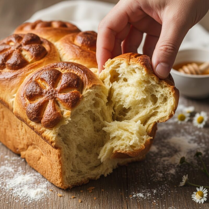 Bánh mì hoa cúc thơm bơ sữa và công thức làm bánh mì mềm xốp chuẩn vị Bánh mì hoa cúc thơm bơ sữa và công thức làm bánh mì mềm xốp chuẩn vị
