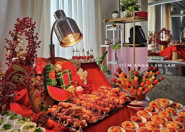 menu cho tiệc teabreak Giáng Sinh