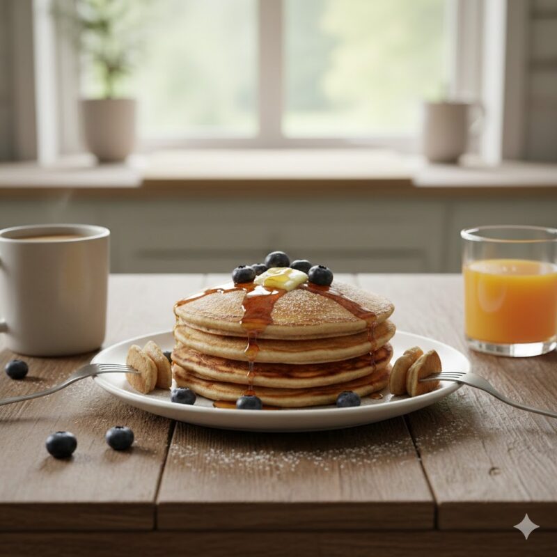 Pancake Healthy, Công Thức Thay Thế Phù Hợp Cho Người Ăn Kiêng