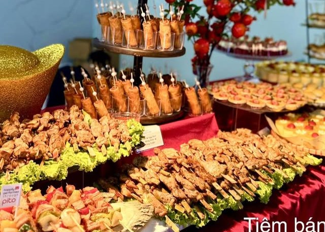Bánh mặn teabreak - món chính giúp no bụng