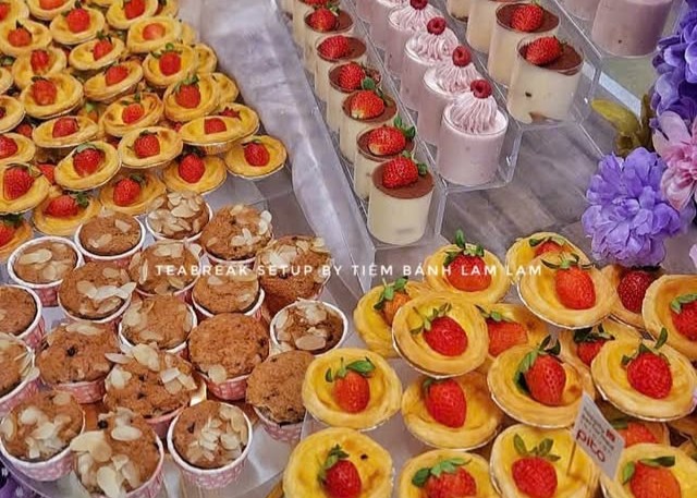 Bánh ngọt teabreak - tinh tế & dễ được yêu thích