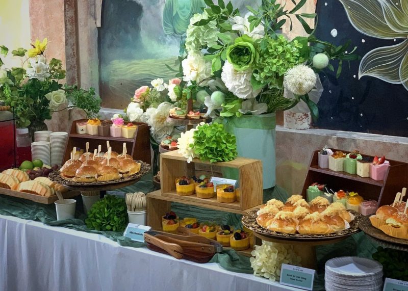 Hình ảnh setup Teabreak Party thực tế