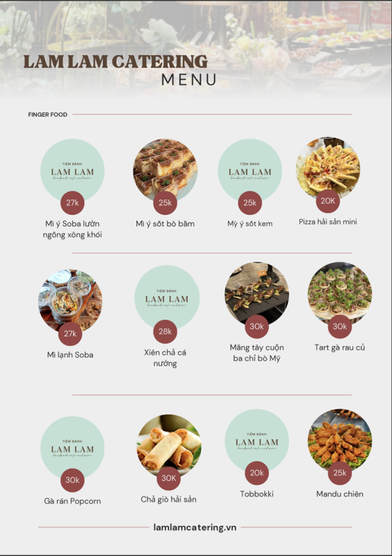 menu finger food 1 lam lam catering