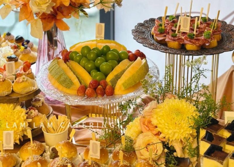 Ý tưởng teabreak trái cây & bánh ngọt cho tiệc công ty