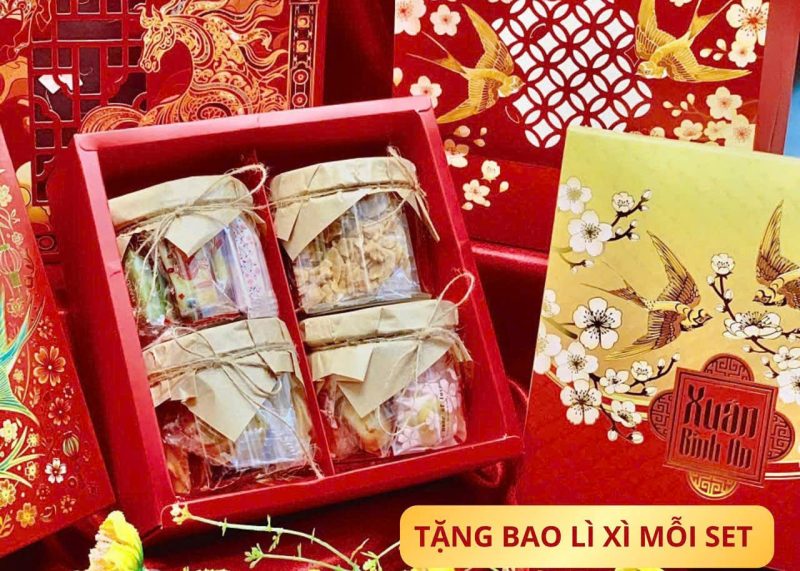 Tặng kèm 5 bao lì xì cao cấp
