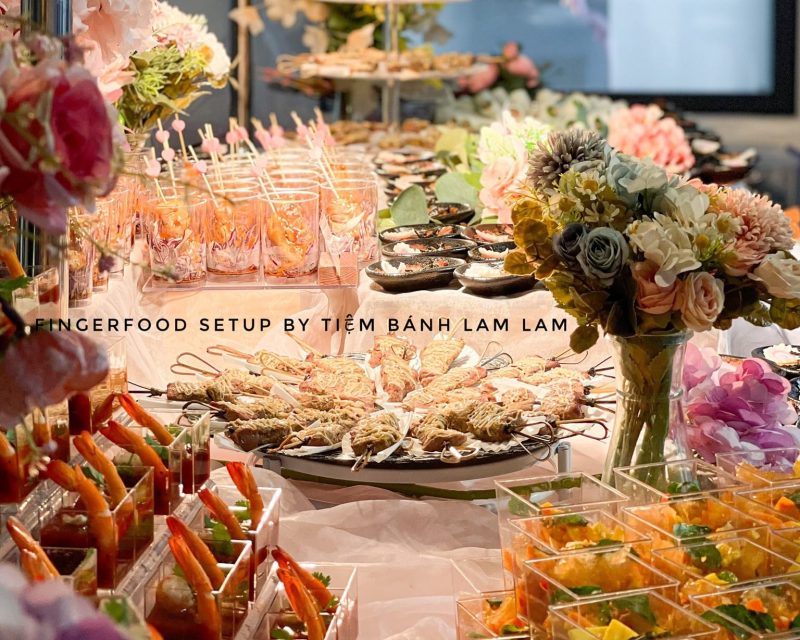 Tiệc finger food 8/3 hiện đại, sang trọng