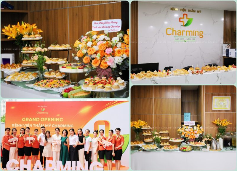 Teabreak Bệnh Viện Thẩm Mỹ Charming – Không Gian Tiệc Khai Trương Sang Trọng