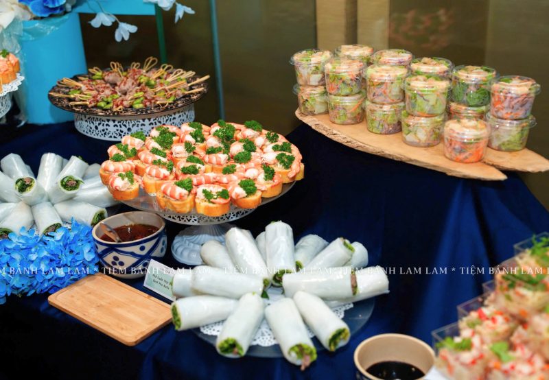 Thực đơn đa dạng cho Tiệc Catering Fullbright University Việt Nam