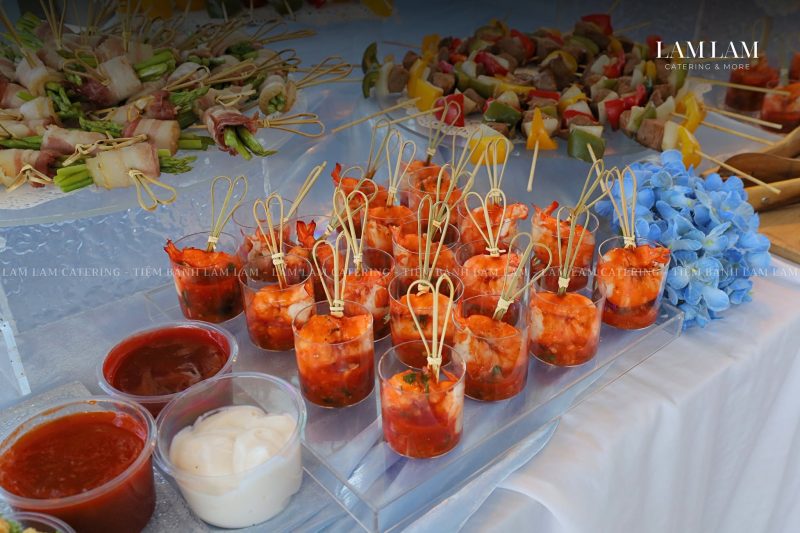 Lam Lam Catering - Đơn vị đặt tiệc fingerfood uy tín