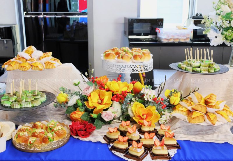 Menu teabreak đa dạng với hơn 1.500 sản phẩm phục vụ