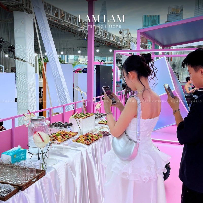 Thiết kế tiệc theo từng không gian, từng nhóm khách