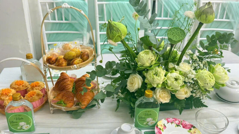 Không gian tiệc sang trọng mang dấu ấn Lam Lam Catering